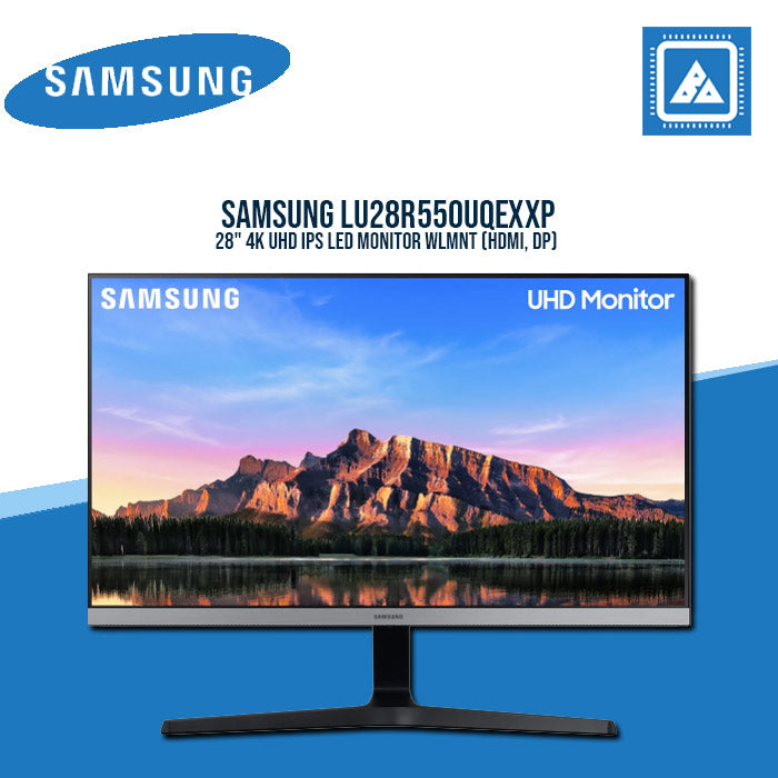 SAMSUNG LU28R550UQEXXP 28" 4K UHD IPS LED MONITOR WLMNT (HDMI, DP)