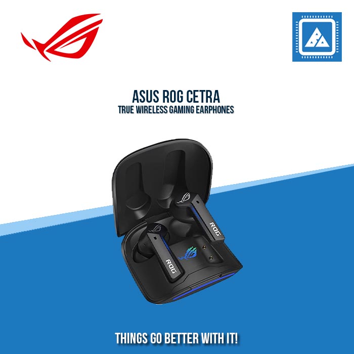 ASUS ROG CETRA TRUE WIRELESS GAMING EARPHONES – BlueArm Computer Store