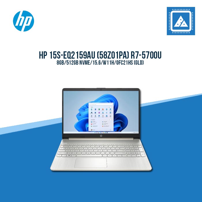 HP 15S-EQ2159AU (58Z01PA) R7-5700U Best for Work From Home Laptop