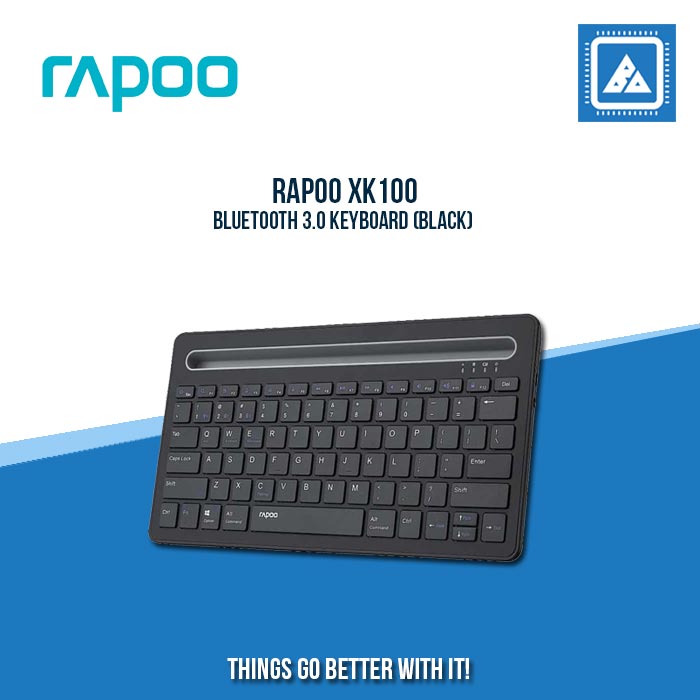 RAPOO XK100 BLUETOOTH 3.0 KEYBOARD (BLACK)