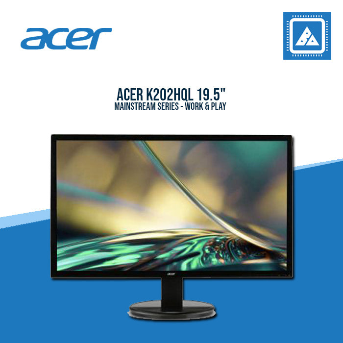 ACER K202HQL 19.5" WIDE LED MONITOR (DB15, HDMI)