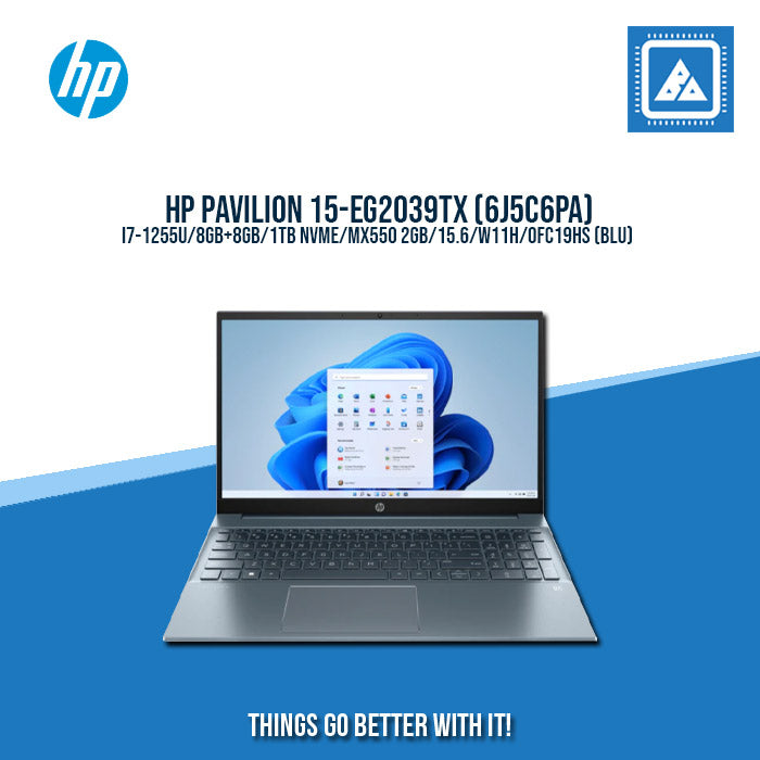 HP PAVILION 15-EG2039TX (6J5C6PA) I7-1255U | Best for Students and Freelancers