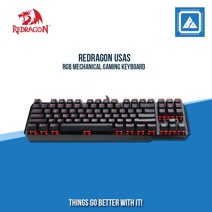 REDRAGON USAS RGB MECHANICAL GAMING KEYBOARD