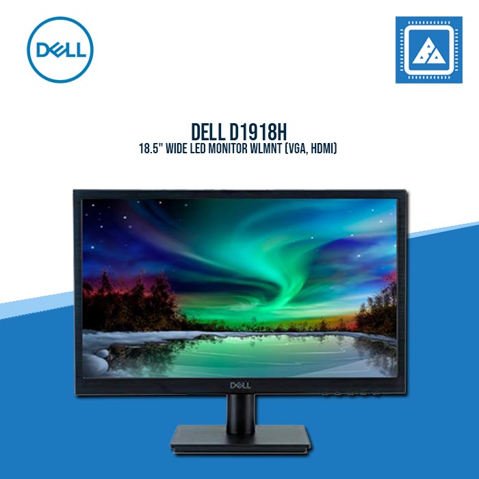 DELL D1918H 18.5" WIDE LED MONITOR WLMNT (VGA, HDMI)