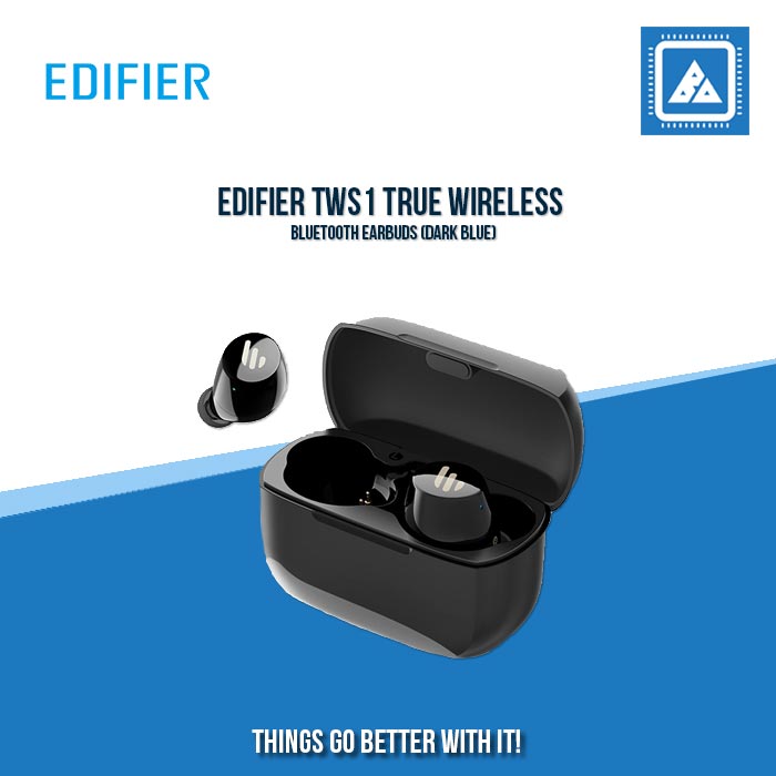 EDIFIER TWS1 TRUE WIRELESS BLUETOOTH EARBUDS (DARK BLUE)