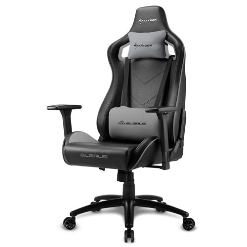 SHARKOON SKILLER ELBRUS 2 GAMING CHAIR W/ HEADREST & LUMBAR CUSHION