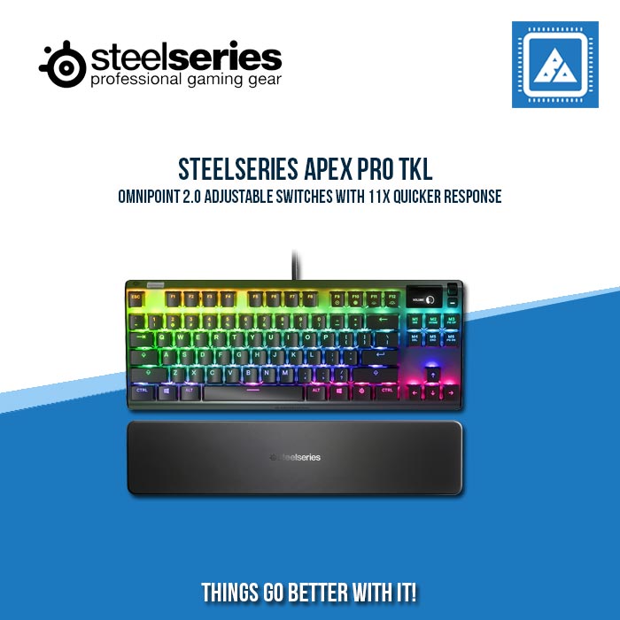 STEELSERIES APEX PRO TKL MECHANICAL GAMING KEYBOARD