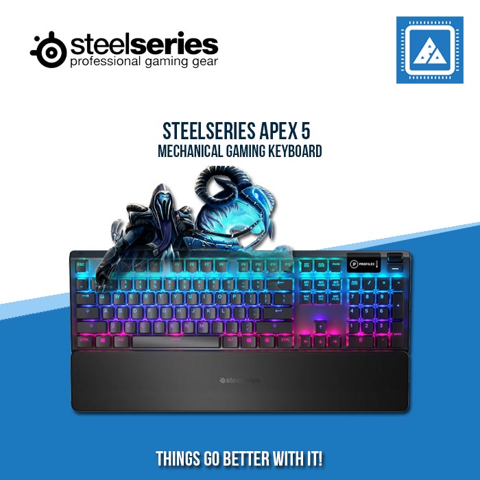 STEELSERIES APEX 5 MECHANICAL GAMING KEYBOARD