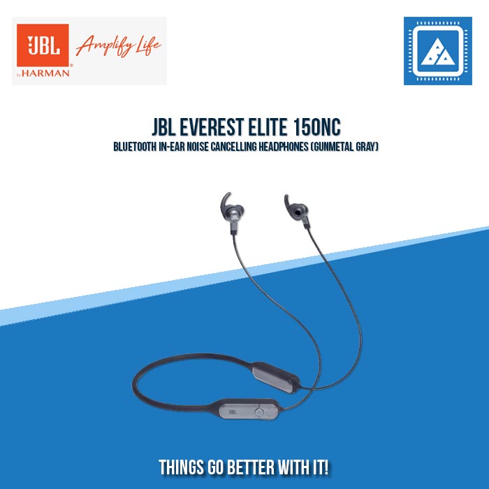 JBL EVEREST ELITE 150NC BLUETOOTH IN-EAR NOISE CANCELLING HEADPHONES (GUNMETAL GRAY)