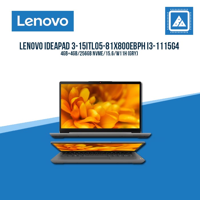 LENOVO IDEAPAD 3-15ITL05-81X800EBPH I3-1115G4 | Best for Students