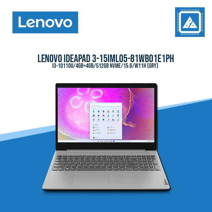 LENOVO IDEAPAD 3-15IML05-81WB01E1PH Best for Students