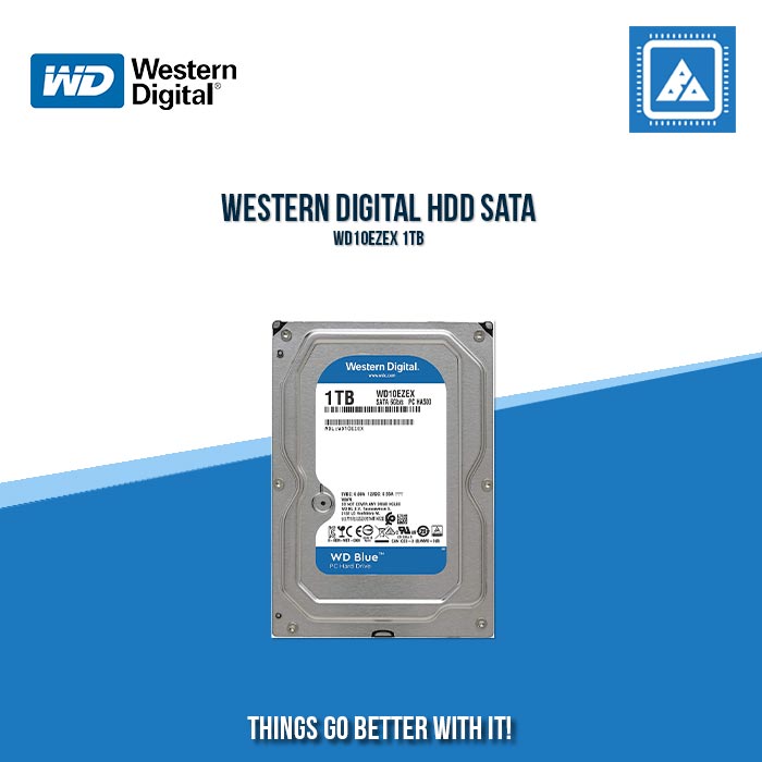 WESTERN DIGITAL HDD SATA WD10EZEX 1TB