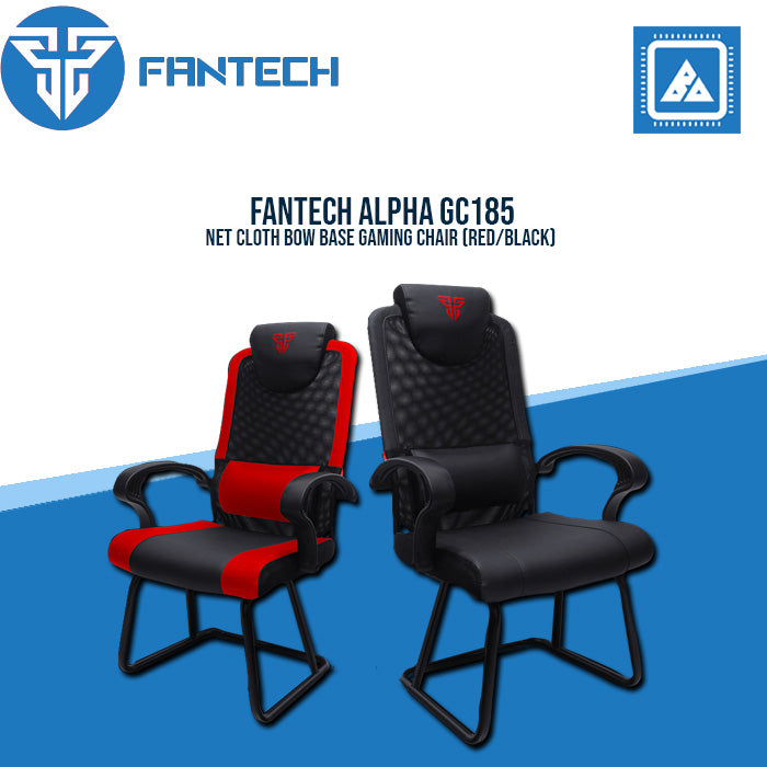 FANTECH ALPHA GC185 NET CLOTH BOW BASE GAMING CHAIR – BlueArm