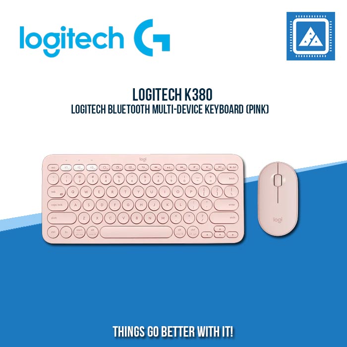 LOGITECH BLUETOOTH MULTI-DEVICE KEYBOARD K380 (ROSE)