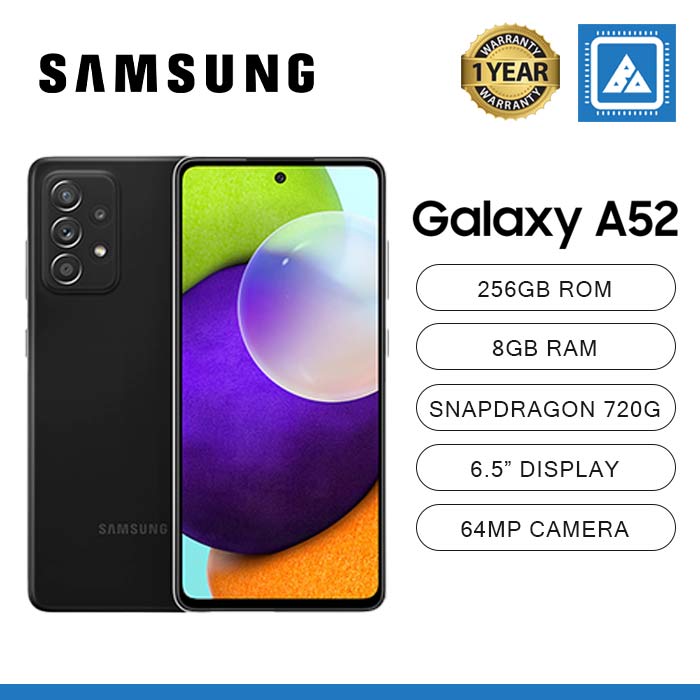 Dual Sim Samsung A52 5g 256gb 8gb Ram SAMSUNG A525F GALAXY A52 8GB
