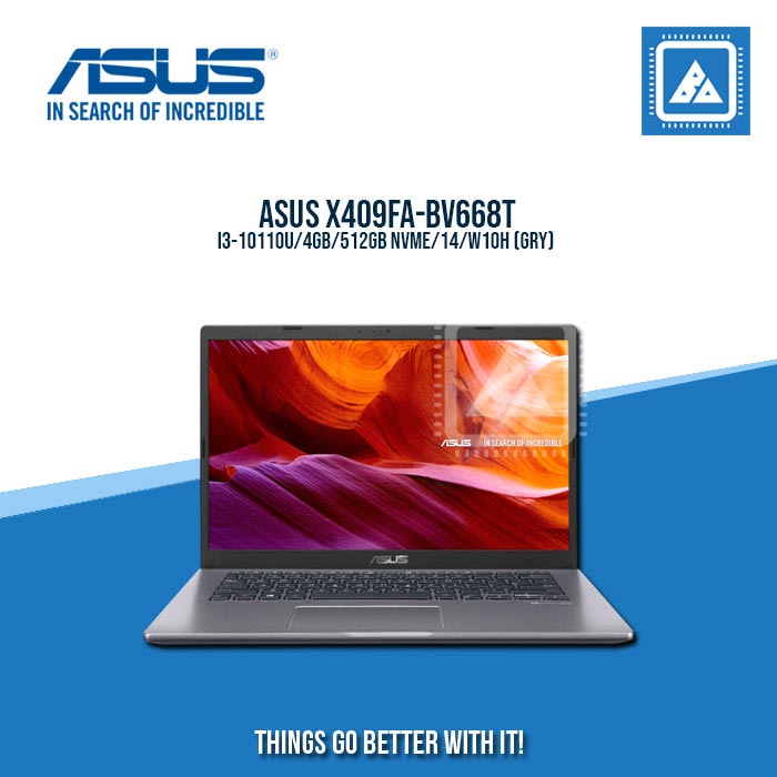 ASUS X409FA-BV668T I3-10110U | Best for Students