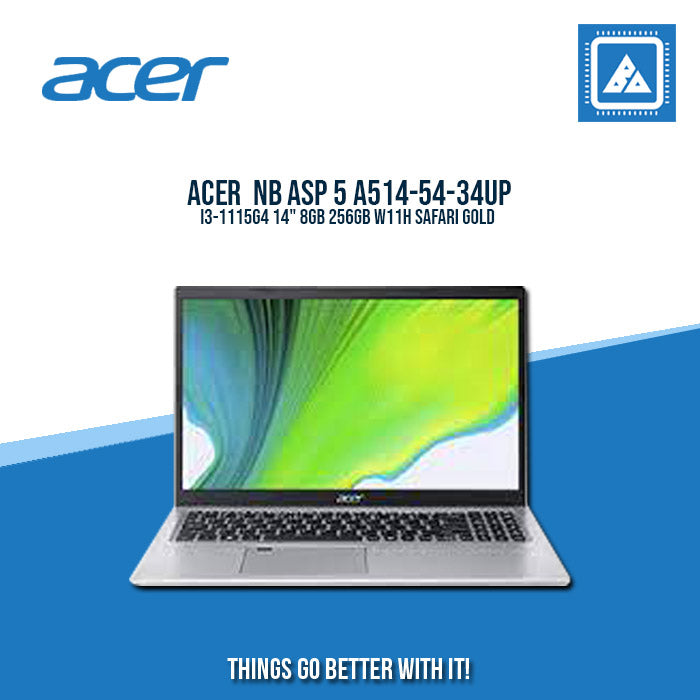 ACER NB ASP 5 A514-54-34UP I3-1115G4 Best for Students