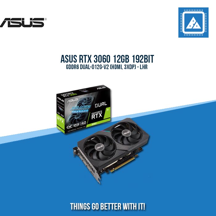 ASUS RTX 3060 12GB 192BIT GDDR6 DUAL-O12G-V2 (HDMI, 3XDP