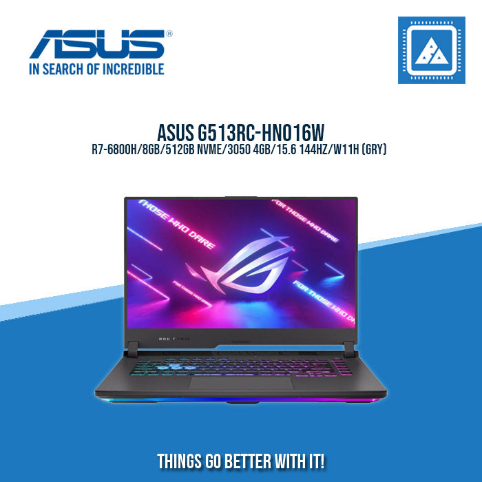 ASUS G513RC-HN016W R7-6800H | Gaming Laptop And AutoCAD Users