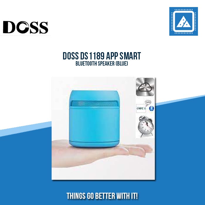 DOSS DS1189 APP SMART BLUETOOTH SPEAKER (BLUE)