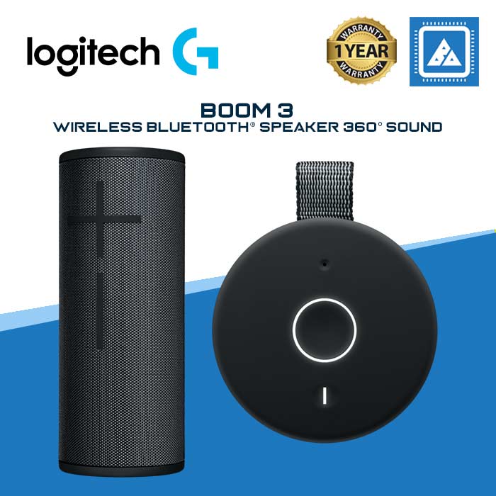 Logitech Ultimate Ears BOOM 3 Portable Wireless Bluetooth Speaker
