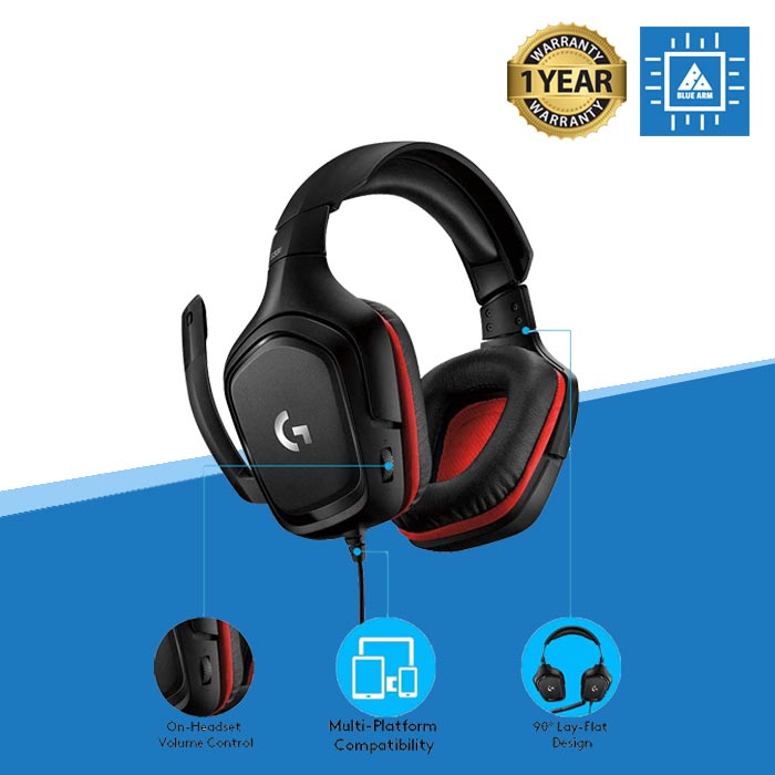 LOGITECH G331 STEREO GAMING HEADSET – BlueArm Computer Store