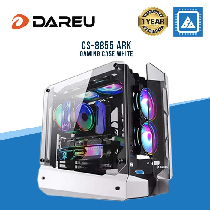 DAREU ARK CS-8855 GAMING CASE WHITE