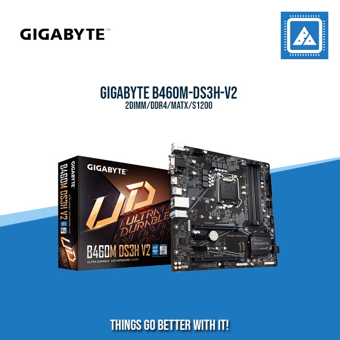 GIGABYTE B460M-DS3H-V2/2DIMM/DDR4/MATX/S1200