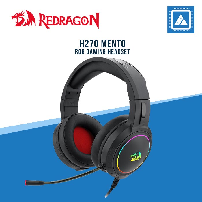 REDRAGON h270 MENTO RGB 3.5MM GAMING HEADSET