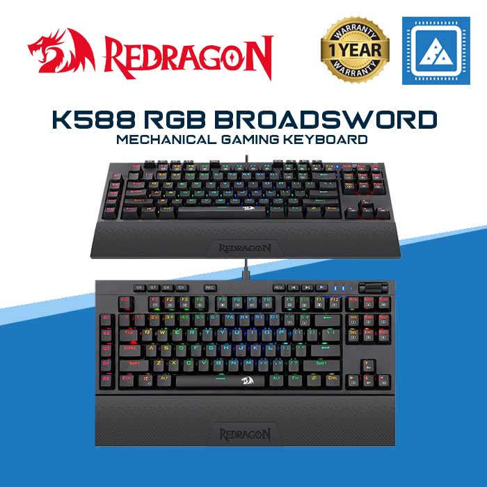 Redragon K588 RGB Broadsword Mechanical Gaming Keyboard
