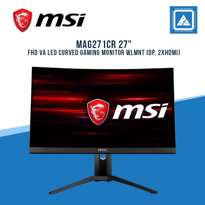 MSI MAG271CR 27" FHD VA LED CURVED GAMING MONITOR WLMNT (DP, 2XHDMI)