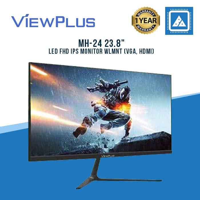 VIEWPLUS MH-24 23.8" LED FHD IPS MONITOR WLMNT (VGA, HDMI)