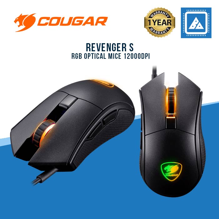 MICE OPTICAL RGB REVENGER S / PWM-3360 / 12000DPI