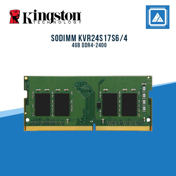 4GB DDR4-2400 KINGSTON SODIMM KVR24S17S6/4