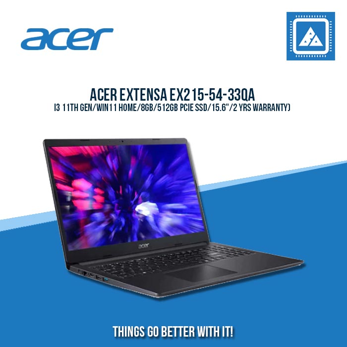 ACER Extensa EX215-54-33QA i3 11th gen | Best for Students Laptop