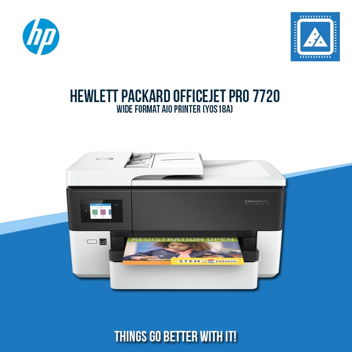 HEWLETT PACKARD OFFICEJET PRO 7720 WIDE FORMAT AIO PRINTER (Y0S18A)