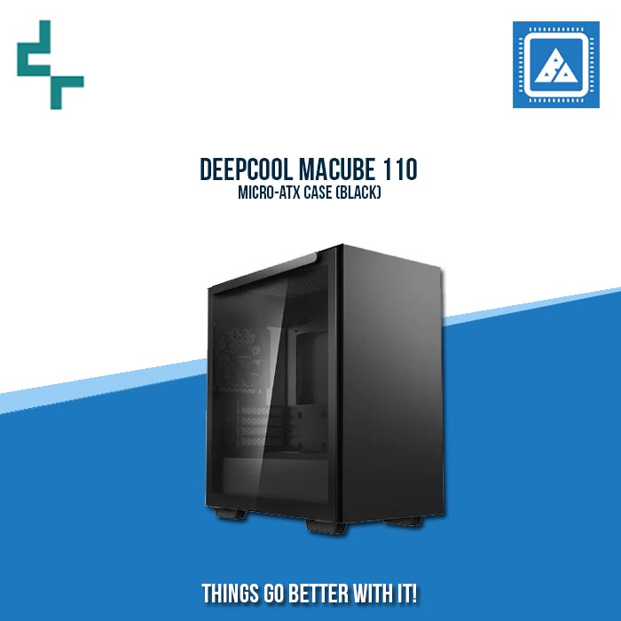 DEEPCOOL MACUBE 110 MICRO-ATX CASE (BLACK)