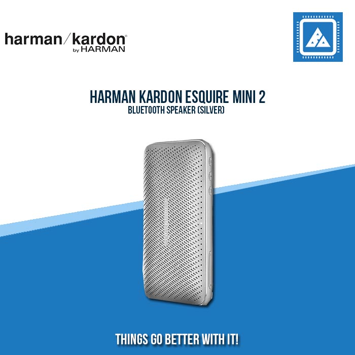 HARMAN KARDON ESQUIRE MINI 2 BLUETOOTH SPEAKER (SILVER)