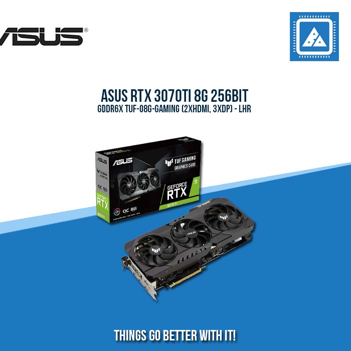 ASUS RTX 3070TI 8G 256BIT GDDR6X TUF-O8G-GAMING (2XHDMI, 3XDP) - LHR