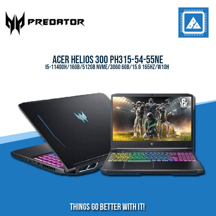 Predator Helios 300 PH315-54-55NE| Gaming Laptop And AutoCAD Users