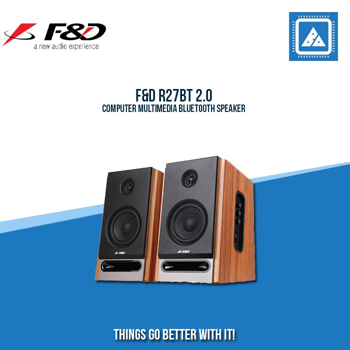 F&D R27BT 2.0 COMPUTER MULTIMEDIA BLUETOOTH SPEAKER