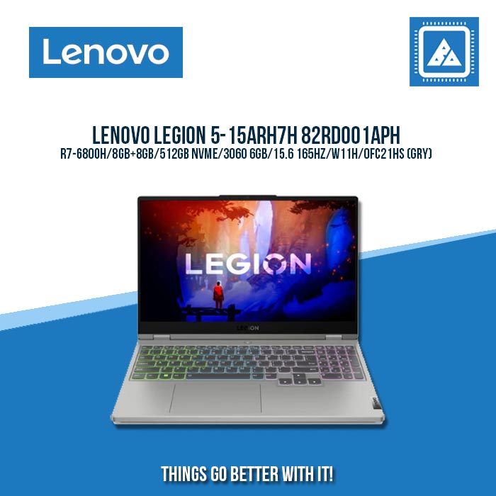 LENOVO LEGION 5-15ARH7H 82RD001APH R7-6800H | Gaming Laptop And AutoCAD Users