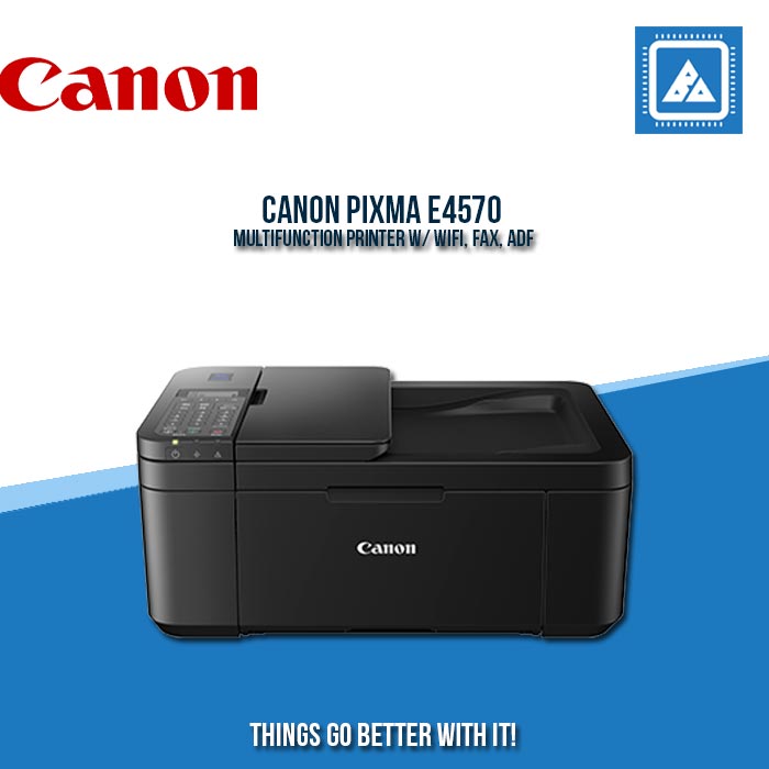 CANON PIXMA E4570 MULTIFUNCTION PRINTER W/ WIFI, FAX, ADF