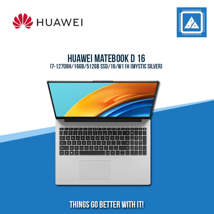 HUAWEI MATEBOOK D 16 I7-12700H | Best for Students and Freelancers Laptop