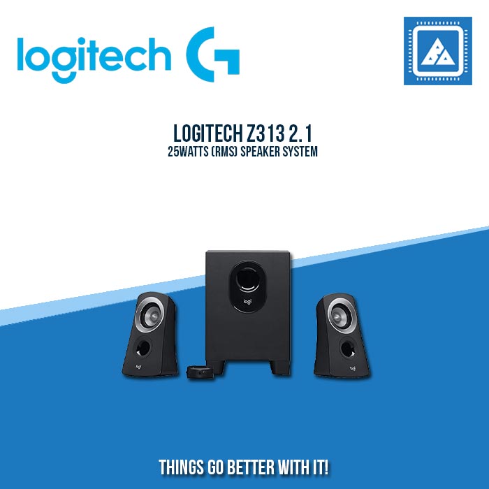 LOGITECH Z313 2.1 25WATTS (RMS) SPEAKER SYSTEM