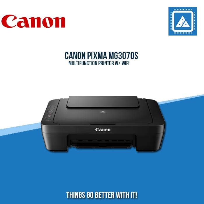 CANON PIXMA MG3070S MULTIFUNCTION PRINTER W/ WIFI