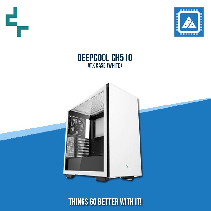 DEEPCOOL CH510 ATX CASE (WHITE)
