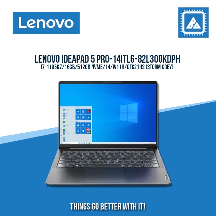 LENOVO IDEAPAD 5 PRO-14ITL6-82L300KDPH | Best for Students and Freelancers Laptop