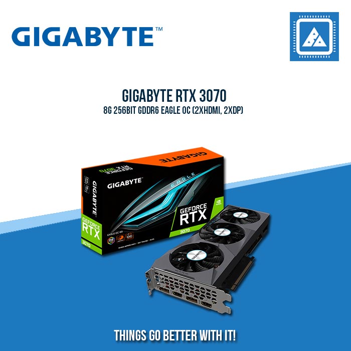 GIGABYTE RTX 3070 8G 256BIT GDDR6 EAGLE OC (2XHDMI, 2XDP)