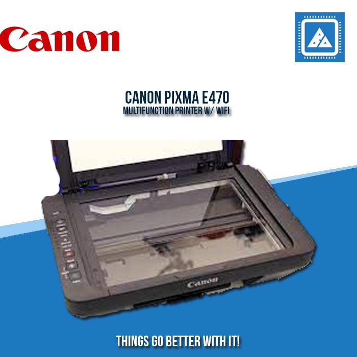 CANON PIXMA E470 MULTIFUNCTION PRINTER W/ WIFI – BlueArm Computer